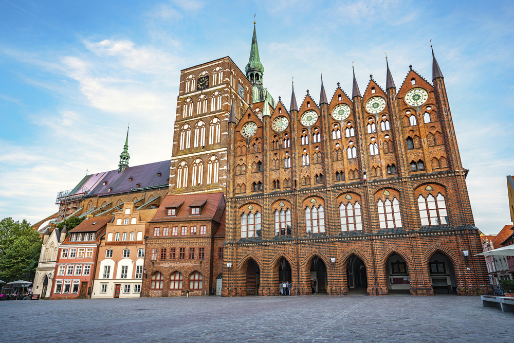 Stralsund Rathaus Kirche St. Nikolaus