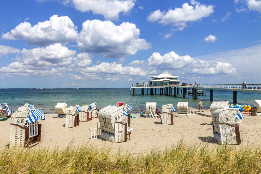 Timmendorfer Strand in Schleswig-Holstein, Deutschland