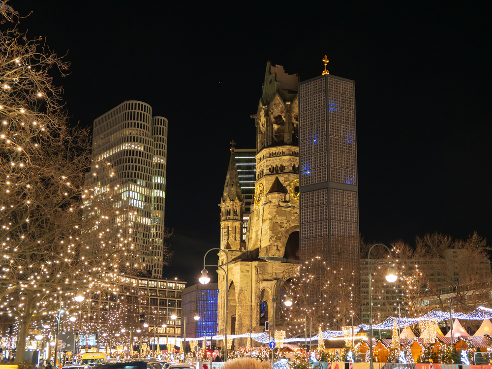 Gedächtniskirche Berlin zur Weihnachtszeit