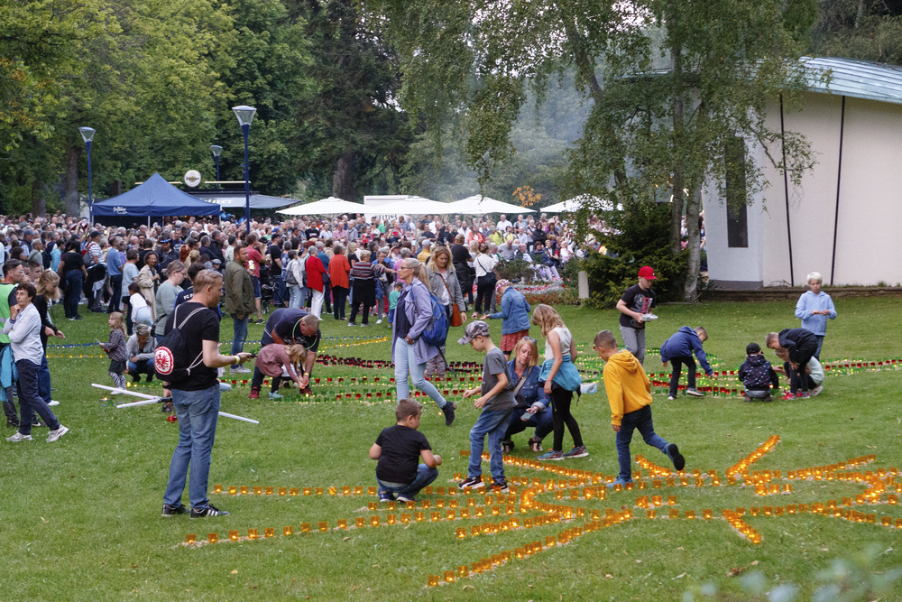 Lichterfest in Bad Wildungen am Tag