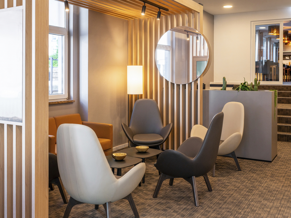 Lobby des B&B Hotel Eschweiler