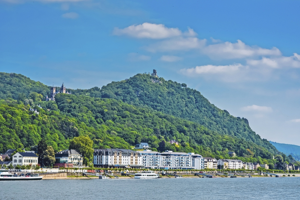 Der Drachenfels in Königswinter am Rhein