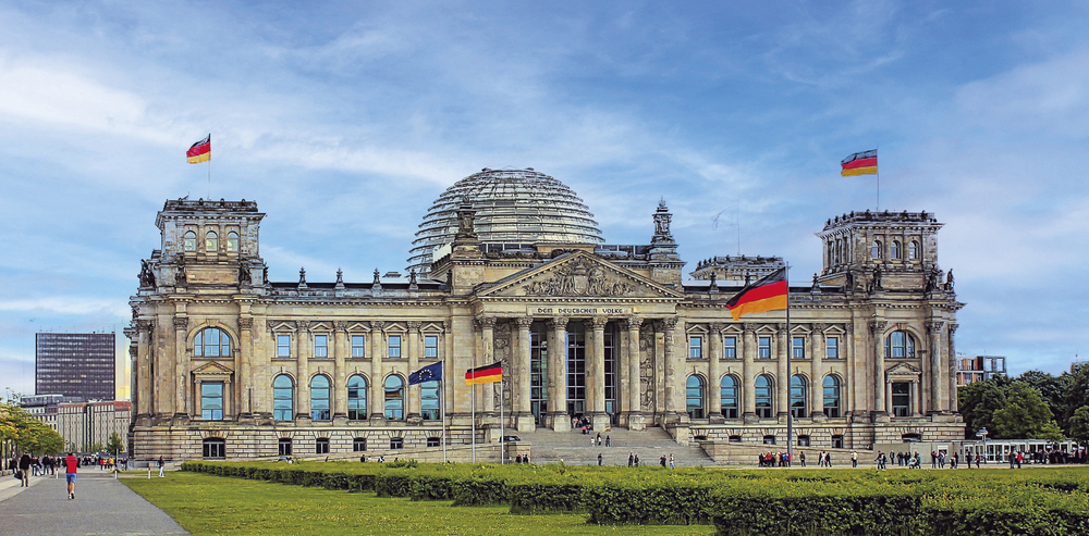 Gebäude des Bundestages in Berlin