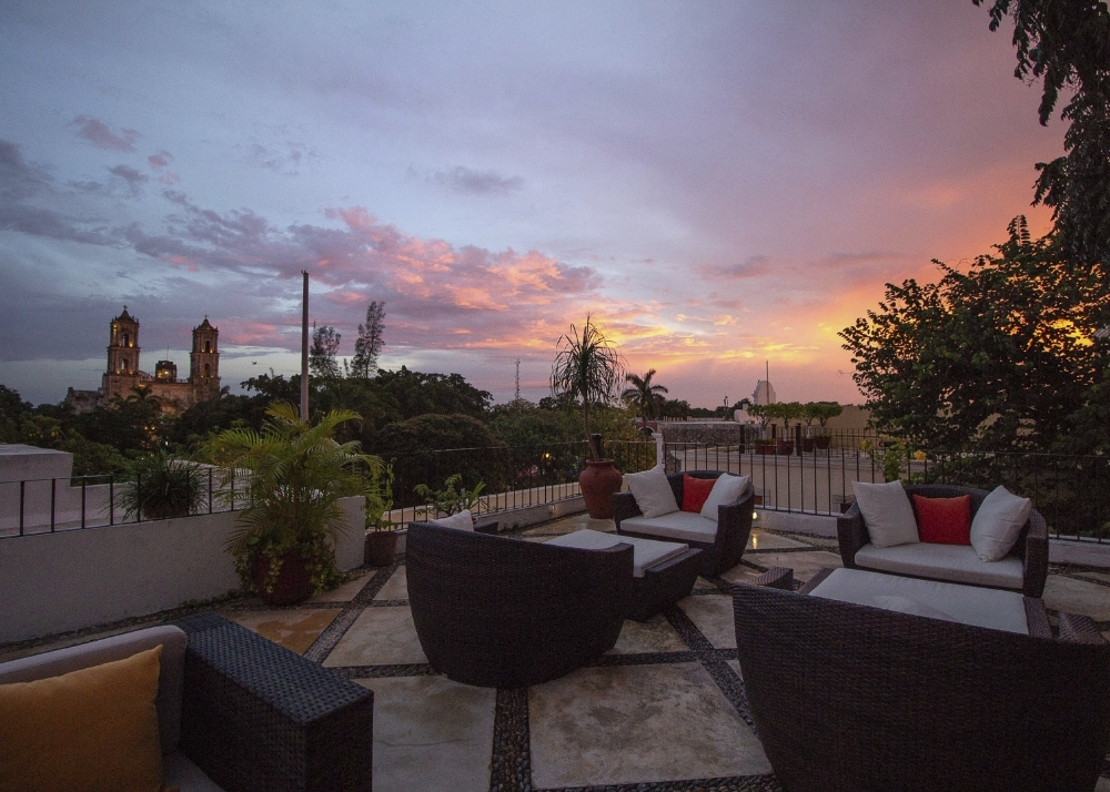 Dachterrasse des Hotel Mesón del Marqués