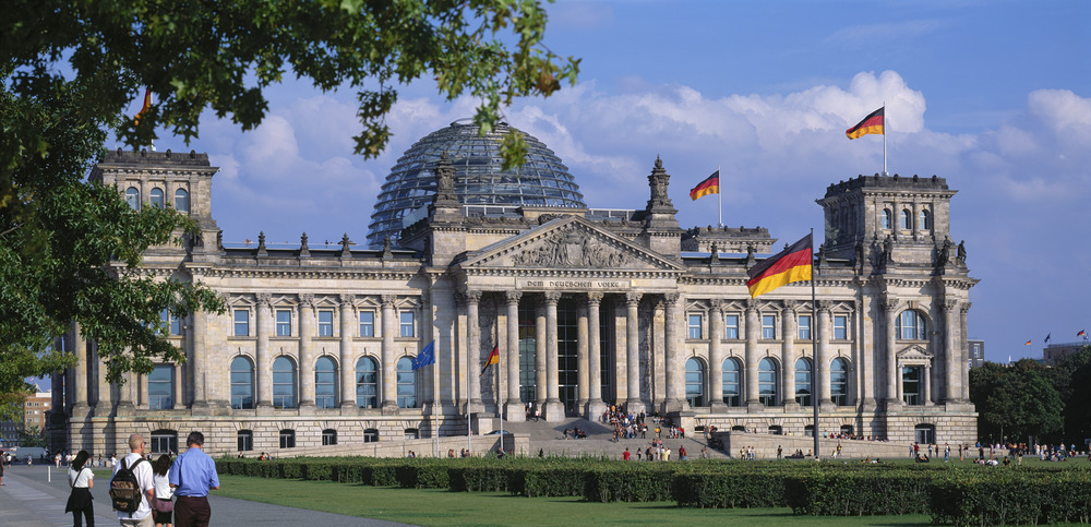 Außenansicht des Reichstages in Berlin