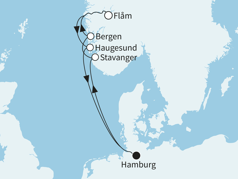 Norwegen Kreuzfahrt