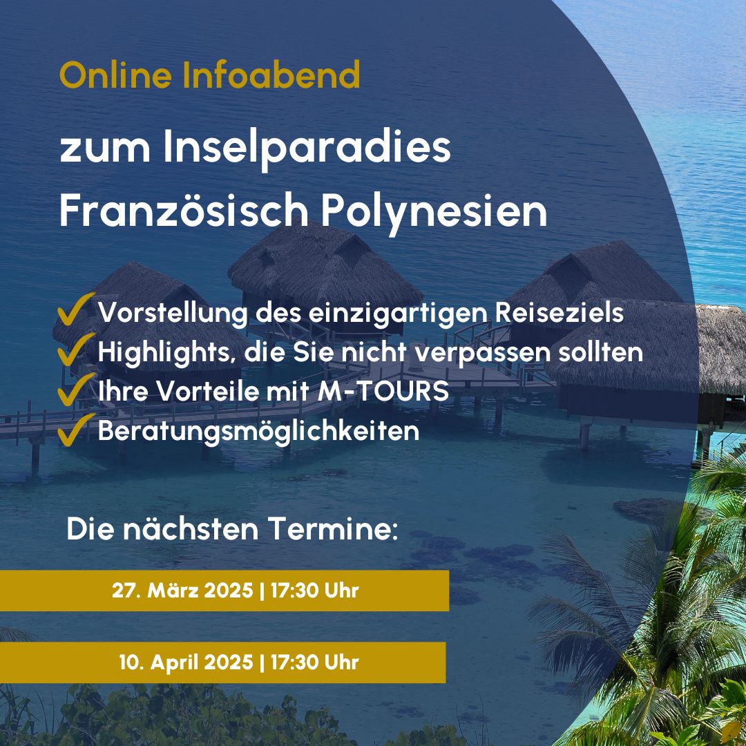 Online Infoabend Verlage Französisch Polynesien quadratisch