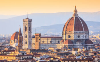 Luftansicht der Kathedrale von Florenz