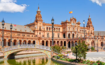 Der spanische Platz in Sevilla