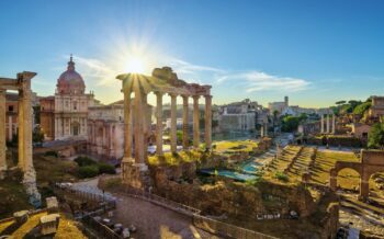 Das Forum Romanum in Rom