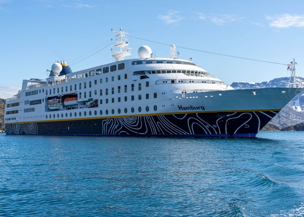 Außenansicht der MS Hamburg