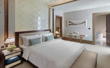Hotel Mandarin Oriental Doha Doppelbett Zimmer