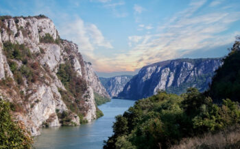 Donau bei Donji Milanovac, Serbien