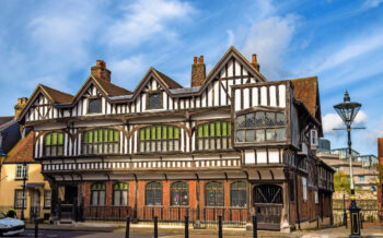 Tudor House in Stadtzentrum von Southampton, England